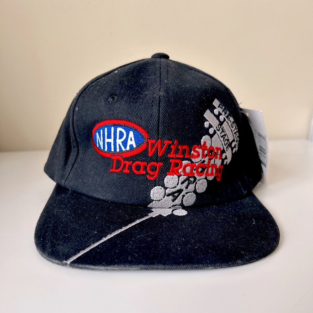 Vintage 90s NHRA Winston Drag Racing Cap Hat